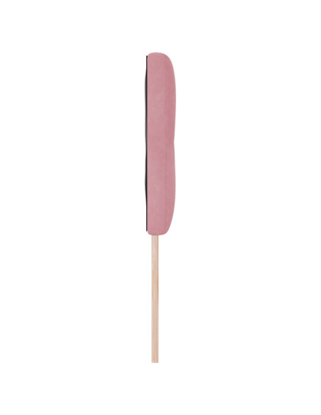 Testiera  Imbottita con Bottoni Rosa 140 cm in Velluto