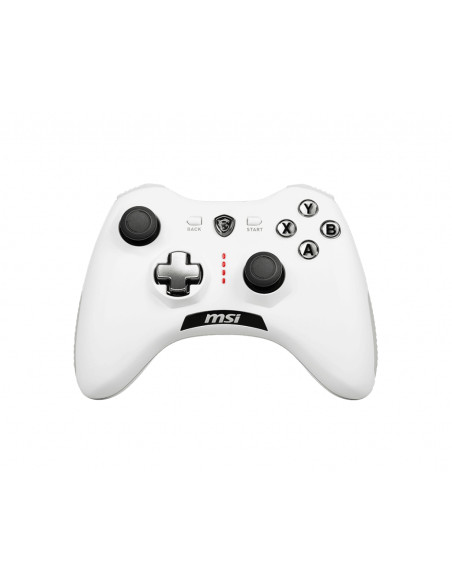MSI Force GC20 V2 Bianco USB 2.0 Gamepad Analogico/Digitale Android, PC