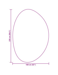 Tappeti per area HUARTE Antracite 160 x 230 cm Poliestere