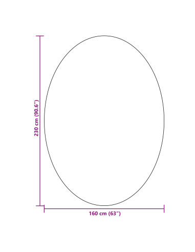 Tappeti per area HUARTE Antracite 160 x 230 cm Poliestere