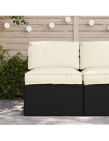 Cuscino Crema 50 x 50 x 12 cm Tessuto Oxford