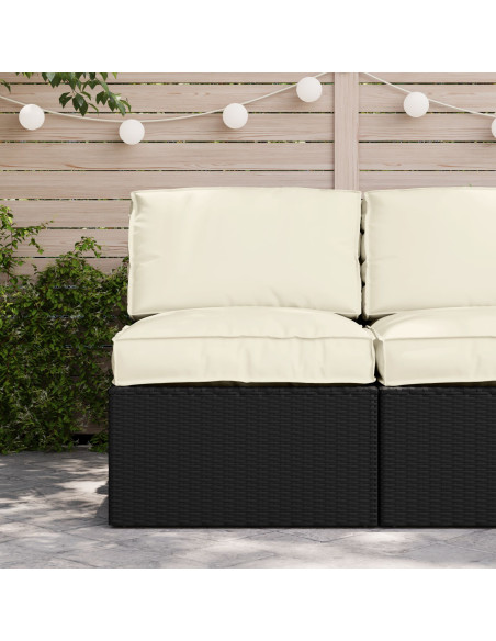 Cuscino Crema 50 x 50 x 12 cm Tessuto Oxford