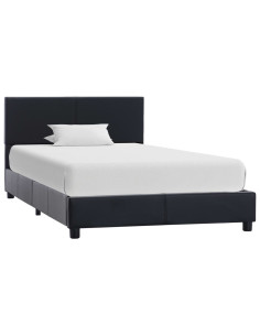 Giroletto Nero in Similpelle 90x200 cm 2