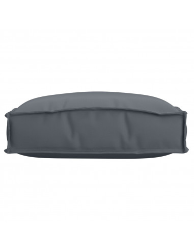 Cuscini per pallet  per seduta 6 pz Antracite 40x40x8 cm Tessuto Oxford