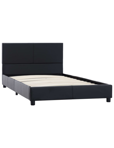 Giroletto Nero in Similpelle 90x200 cm