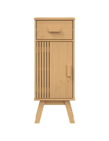 Set di mobili per il bagno 3 pcs Marrone Legno massello di pino