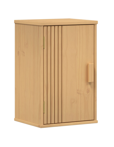 Set di mobili per il bagno 3 pcs Marrone Legno massello di pino