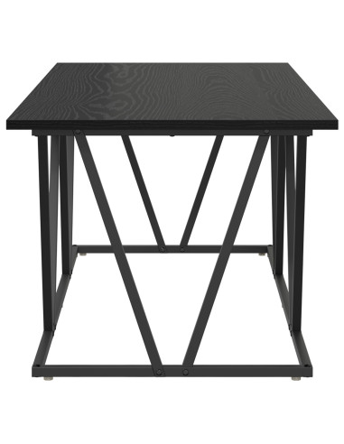 Tavolino da salotto Rovere Nero 100 x 50 x 40 cm