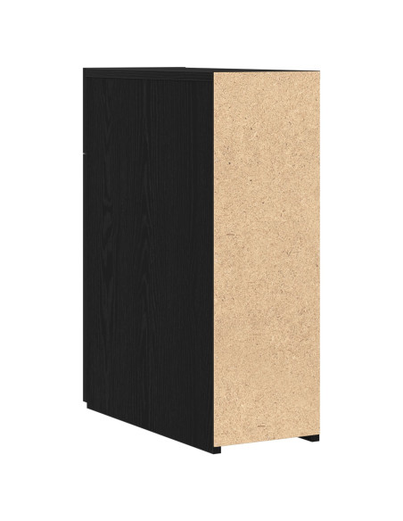 Mobile da farmacia Rovere nero 20 x 45.5 x 60 cm