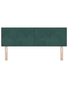 Testiera con testiera Verde Scuro 144 cm Pelle Sintetica 2