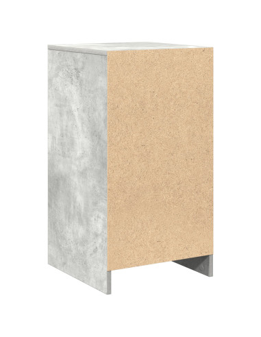 Credenza Grigio cemento 40 x 40.5 x 75 cm Legno multistrato