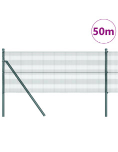 Palo della recinzione Verde 50 x 0,4 m (rete 12 x 12 mm)