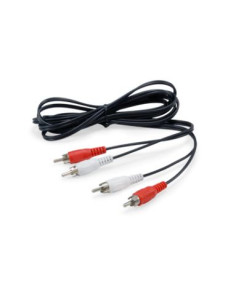 Equip 147094 cavo audio 2,5 m 2 x RCA Nero