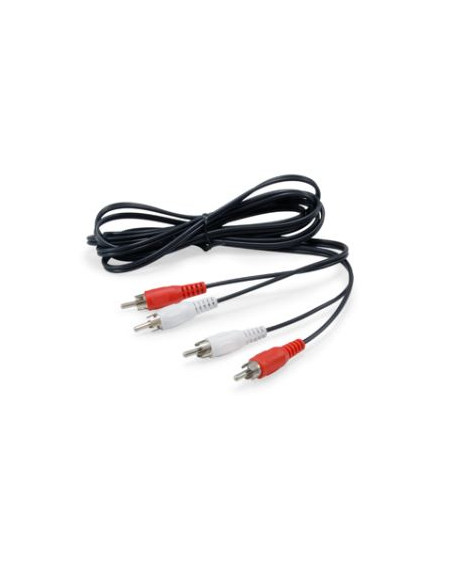 Equip 147094 cavo audio 2,5 m 2 x RCA Nero