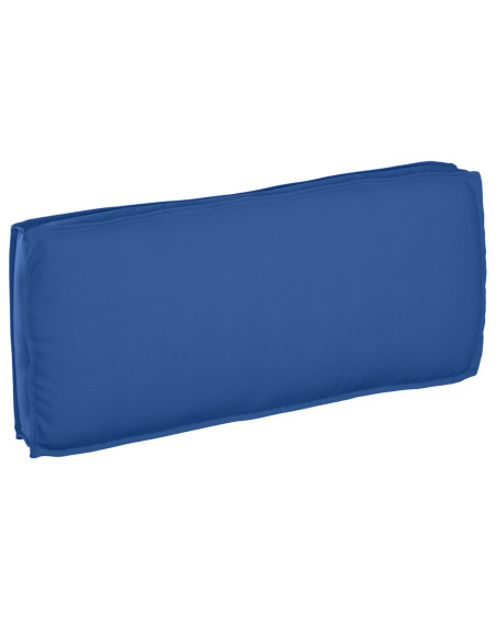 Cuscino da esterno  Blu reale Poliestere 120 x 12 x 50 cm Durevole