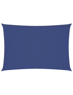 Parasole a Vela Oxford Rettangolare 2,5x4,5 m Blu 2