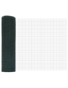 Recinzione con Posto Verde 0,5 x 10 m Acciaio