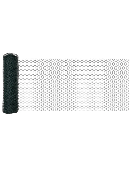 Recinzione Esagonale Verde Metallo 10000 x 0.07 x 80 cm Durevole
