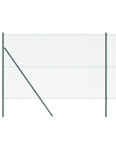Palo della recinzione Verde 25 x 1,5 m (25 x 25 mm rete)