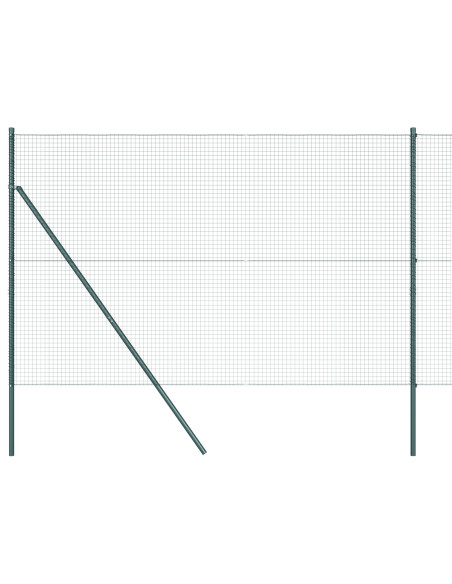 Palo della recinzione Verde 25 x 1,5 m (25 x 25 mm rete)