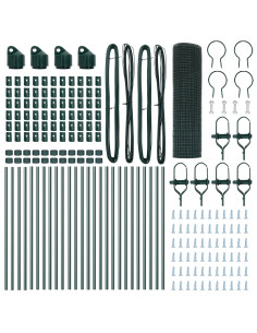 Palo della recinzione Verde 50 x 0,5 m (rete mesh 19 x 19 mm) 2