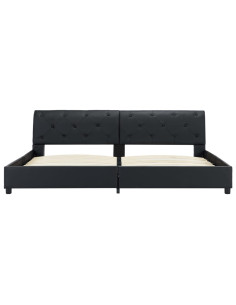 Giroletto Nero in Similpelle 180x200 cm