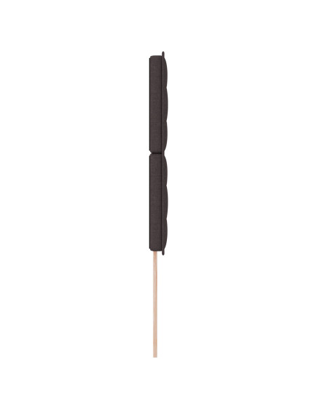Testiera  Marrone scuro Tessuto 90 cm Testiera Rettangolare