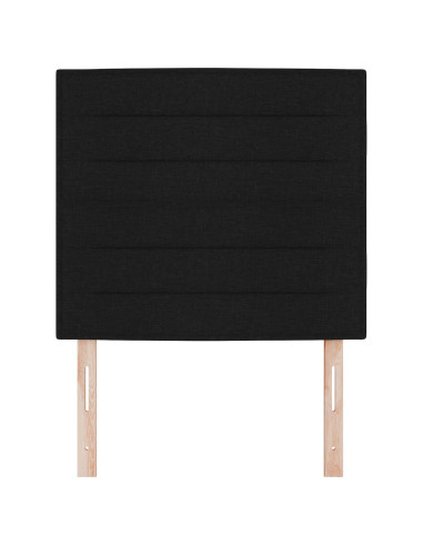 Testiera con testiera Nero 80 cm Pelle Sintetica