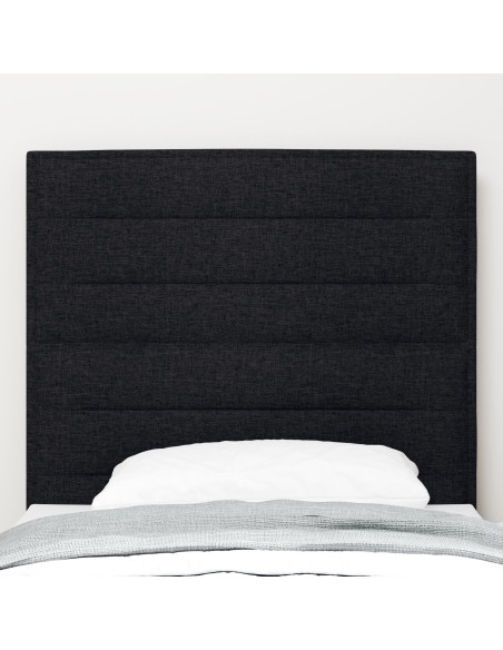 Testiera con testiera Nero 80 cm Pelle Sintetica