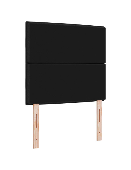 Testiera  Nero Tessuto 90 cm Testiera Rettangolare Moderna