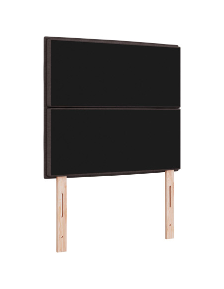 Testiera con testiera Marrone Scuro 90 cm Pelle Sintetica