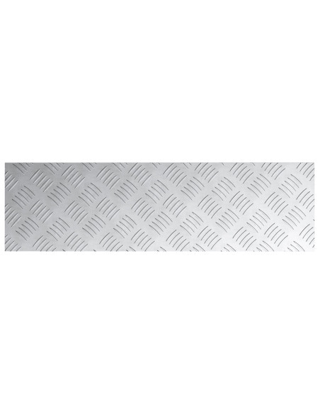 Tappeti di Alluminio  4 pezzi Antiscivolo 70x20 cm