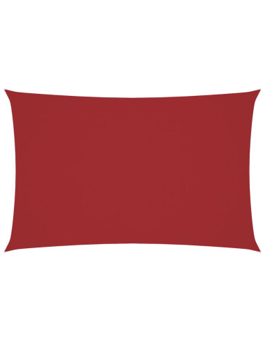Parasole a Vela Oxford Rettangolare 4x7 m Rosso