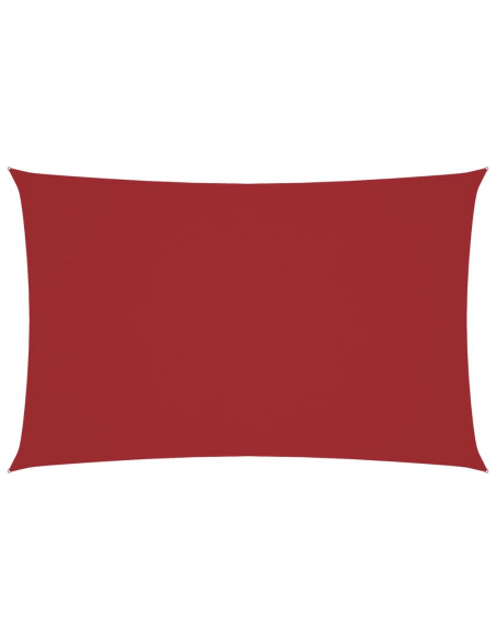Parasole a Vela Oxford Rettangolare 4x7 m Rosso