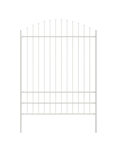Recinzione per Giardino 8 pcs Bianco 170 x 225 cm