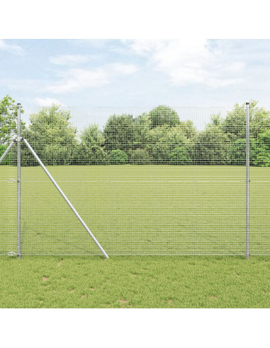 Palo della recinzione Argento