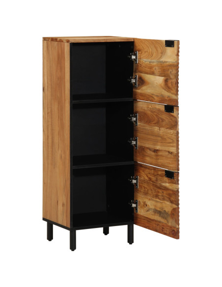 Highboard 40x33x110 cm Legno massello di acacia