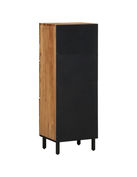 Highboard 40x33x110 cm Legno massello di acacia