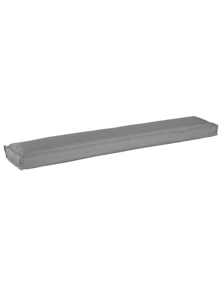 Cuscini per pallet  per panchina 2 pcs Grigio 200x40x8 cm Tessuto Oxford