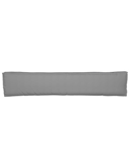 Cuscini per pallet  per panchina 2 pcs Grigio 200x40x8 cm Tessuto Oxford