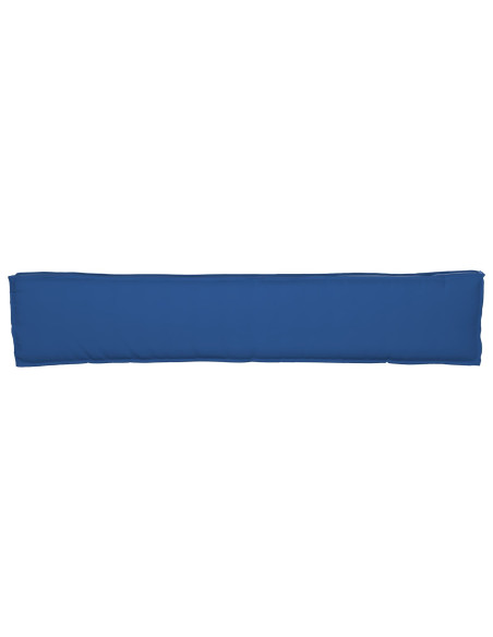 Cuscini per pallet  per panca 2 pezzi blu reale 200x40x8 cm tessuto Oxford