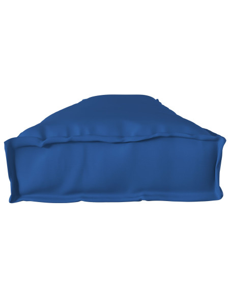 Cuscini per pallet  per panca 2 pezzi blu reale 200x40x8 cm tessuto Oxford