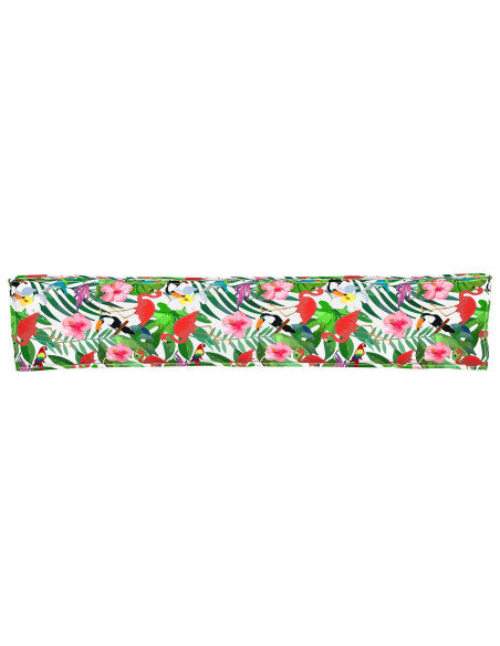 Cuscini per pallet  per panca 2 pz Giungla tropicale 200x40x8 cm Tessuto Oxford