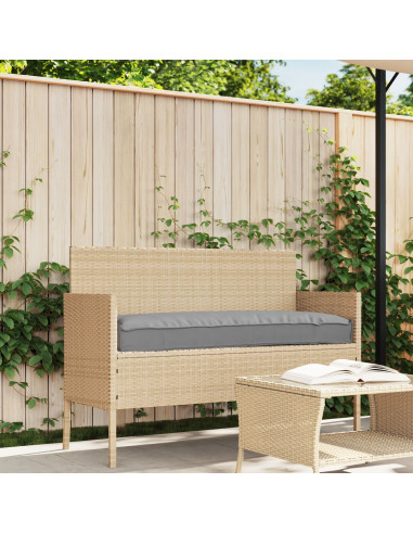 Set di Cuscini per Pallet 2 pcs Grigio 150 x 40 x 8 cm