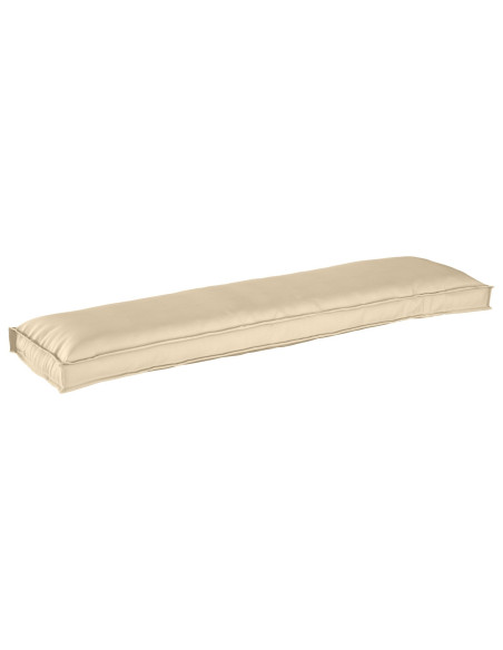 Cuscino da Esterno  Beige Poliestere Grande Copertine Sfilabili