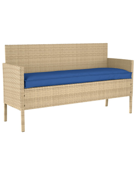 Cuscino da Esterno  Blu Reale Poliestere 150 cm x 40 cm x 8 cm