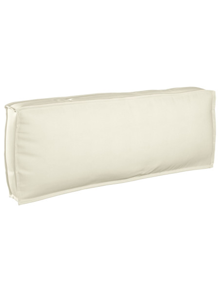 Set di Cuscini per Pallet 2 pcs Crema Tessuto Oxford