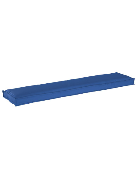 Set di Cuscini per Pallet 2 pcs Blu Reale 180 x 40 x 8 cm