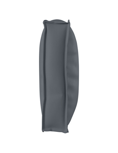 Cuscino Antracite 120 x 60 x 12 cm Tessuto Oxford