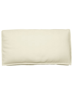 Cuscino Crema 120 x 60 x 12 cm Tessuto Oxford 2